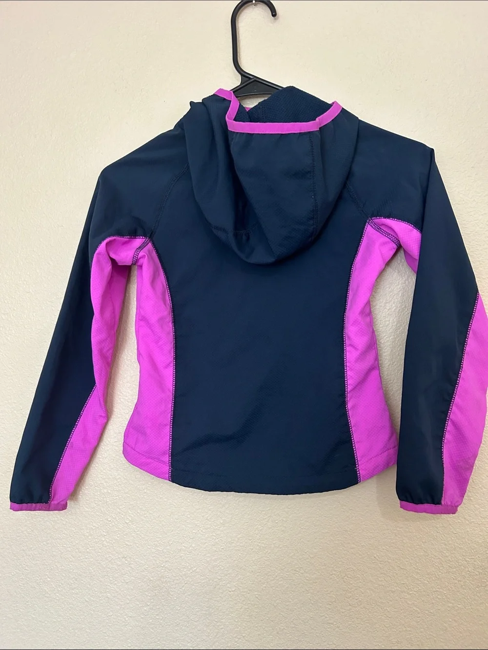 Columbia Navy and Pink Girls' Hooded Jacket